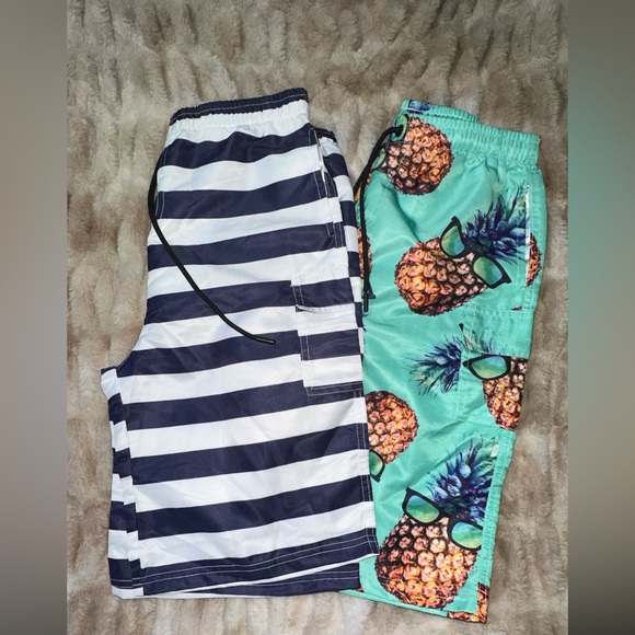 New Boys Swimtrunks Set of 2. Youth Size XL. - Picture 1 of 6